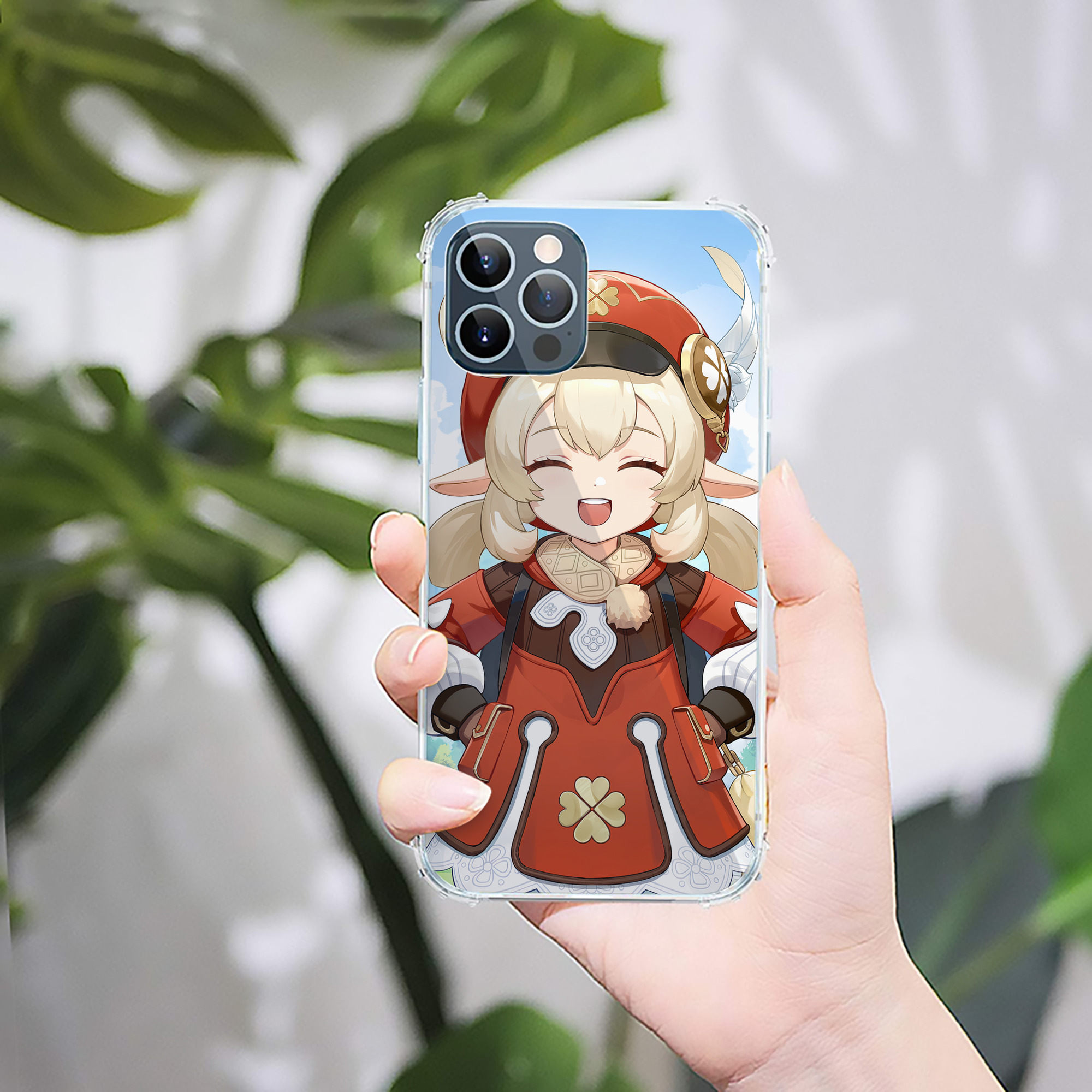 げんし神 genshin 【iPhone 12シリーズ対応】透明スマホケース（クリアソフトケース）